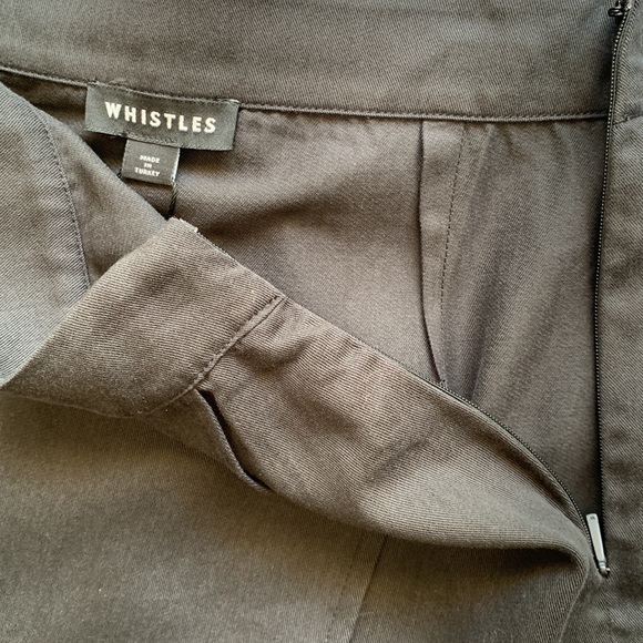 NWT Whistles Olivia Wrap Skirt Black Size 2 - Picture 16 of 16